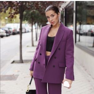 𝅺ZARA MENSWEAR STYLE BLAZER
PURPLE​​ NWT
